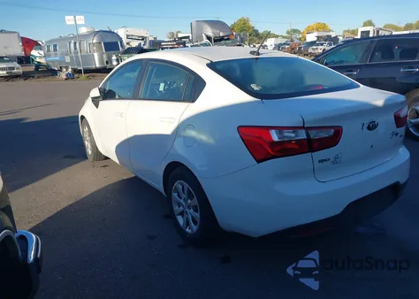 2014 Kia Rio Lx из США, поврежденный, VIN KNADM4A34E6410596